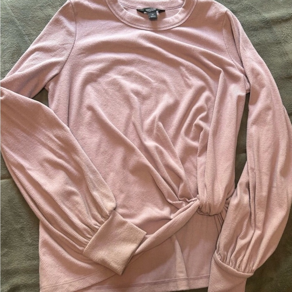 Simply Vera Vera Wang Blush Long Sleeve Top